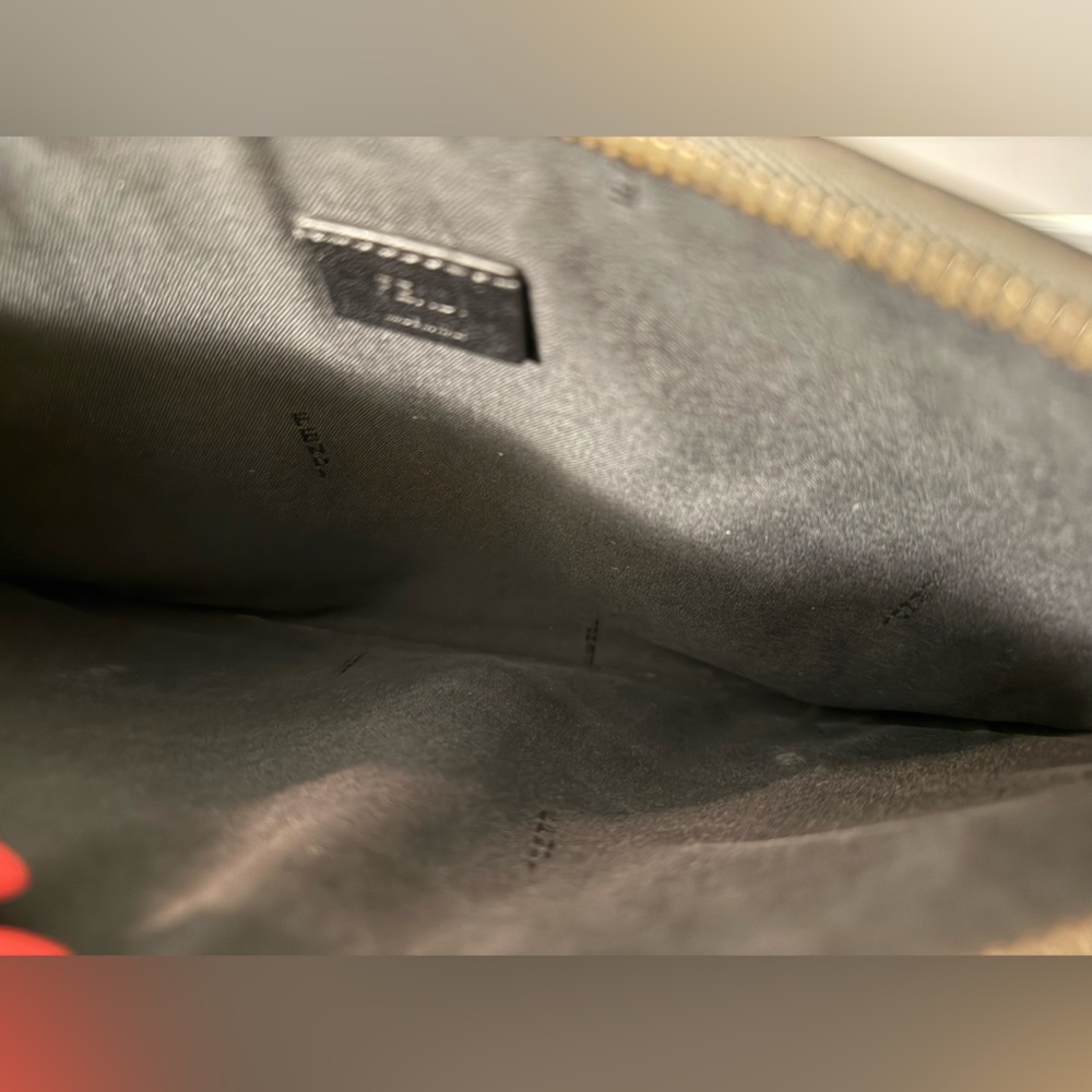 *Rare* Fendi Monster Leather Black Clutch - Picture 4 of 4